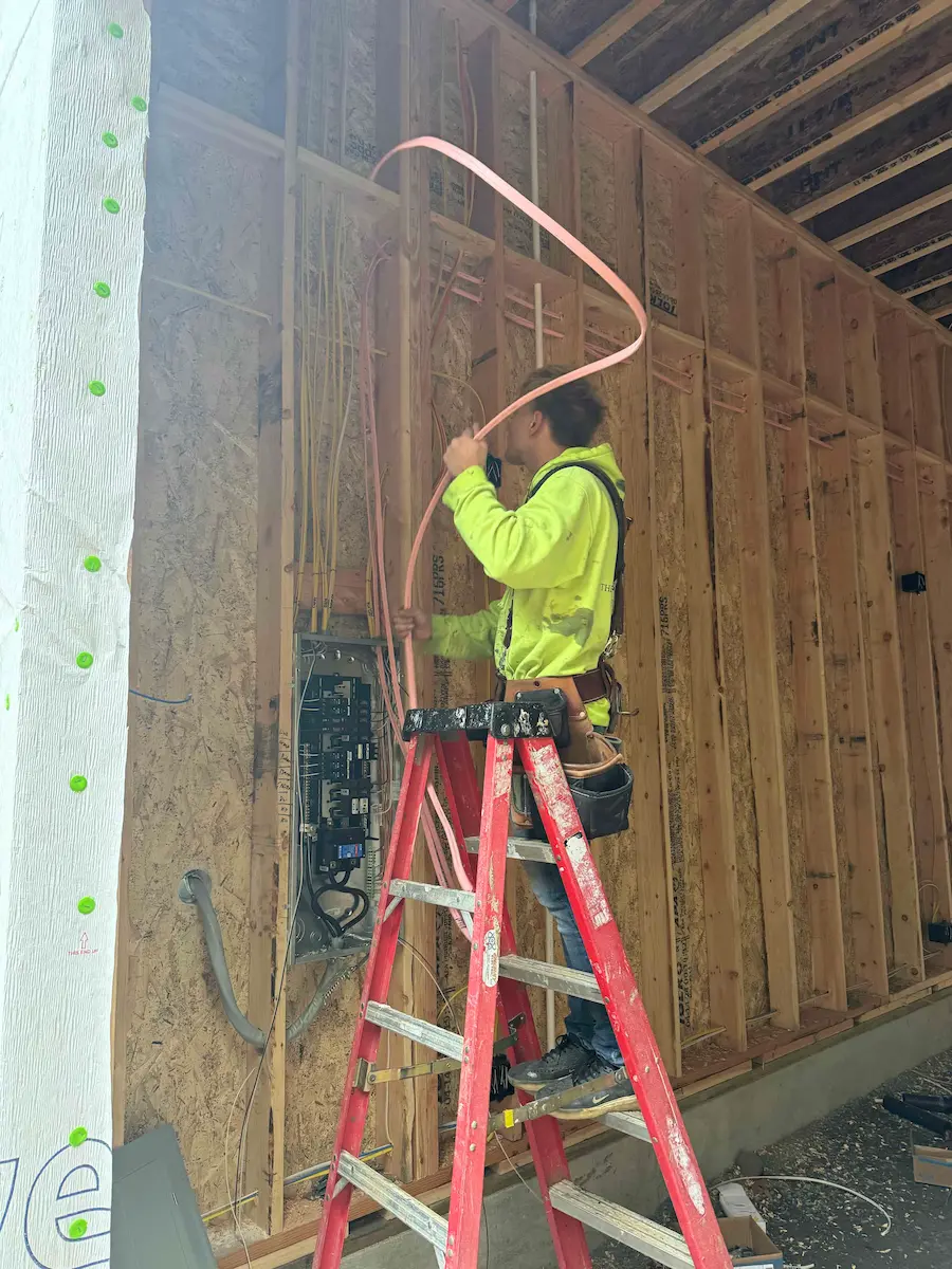 Tesla home charging station install