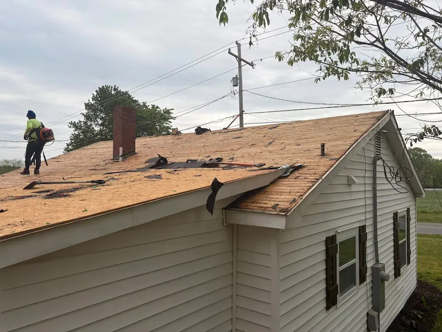 Before roof