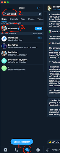 Search BotFather