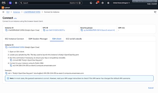 SSH Client Instructions